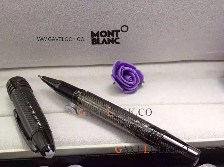 Mont blanc JFK Special Edition Black Steel Rollerball Pen
